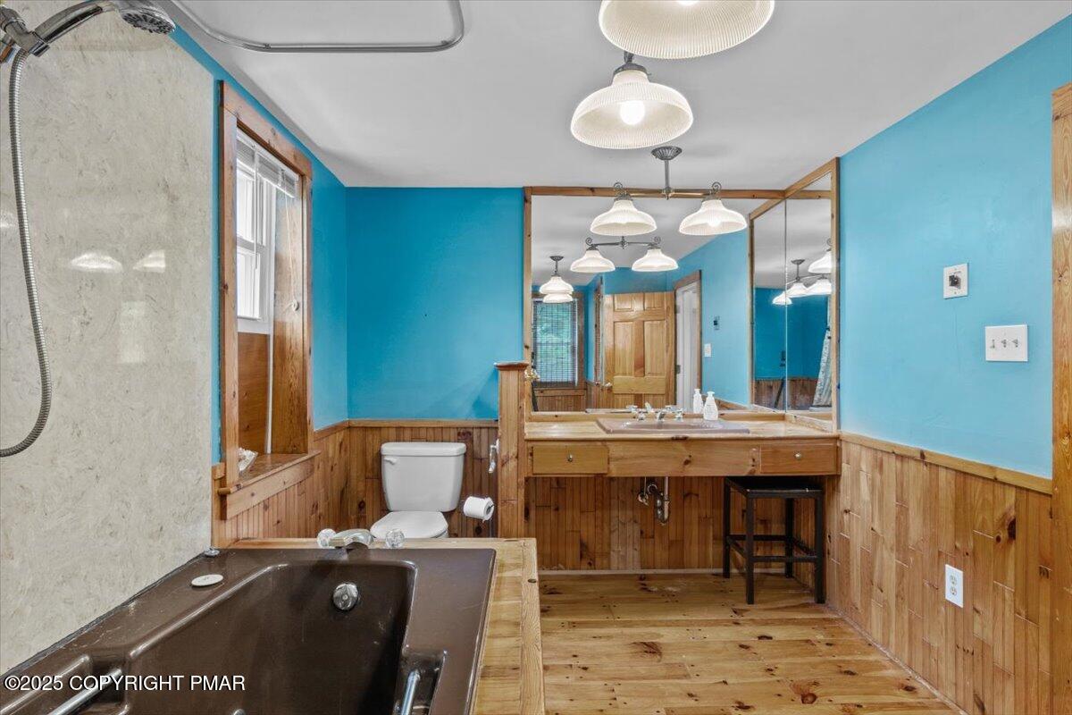 1553 Middle Road Stroudsburg, PA 18360 - Photo 41 of 75 a view of a dining room with furniture and a chandelier