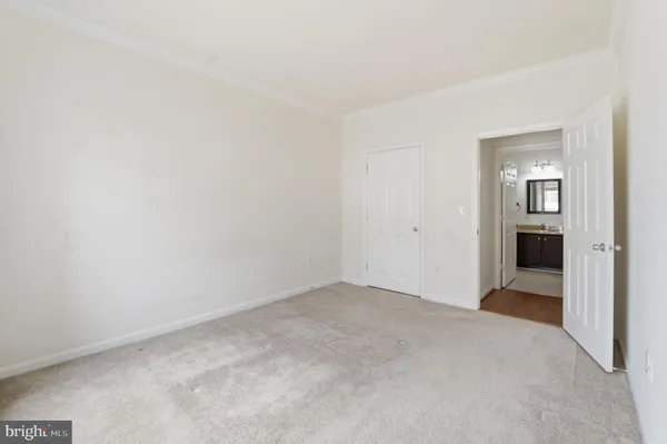 a view of small space with racks on the wall
