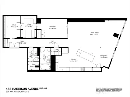 $1,280,000 | 485 Harrison Avenue, Unit 404, Boston, MA 02118