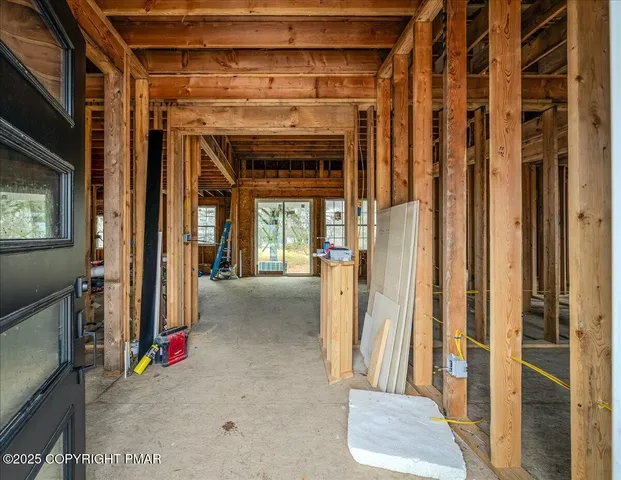 a view of an entrance of the house