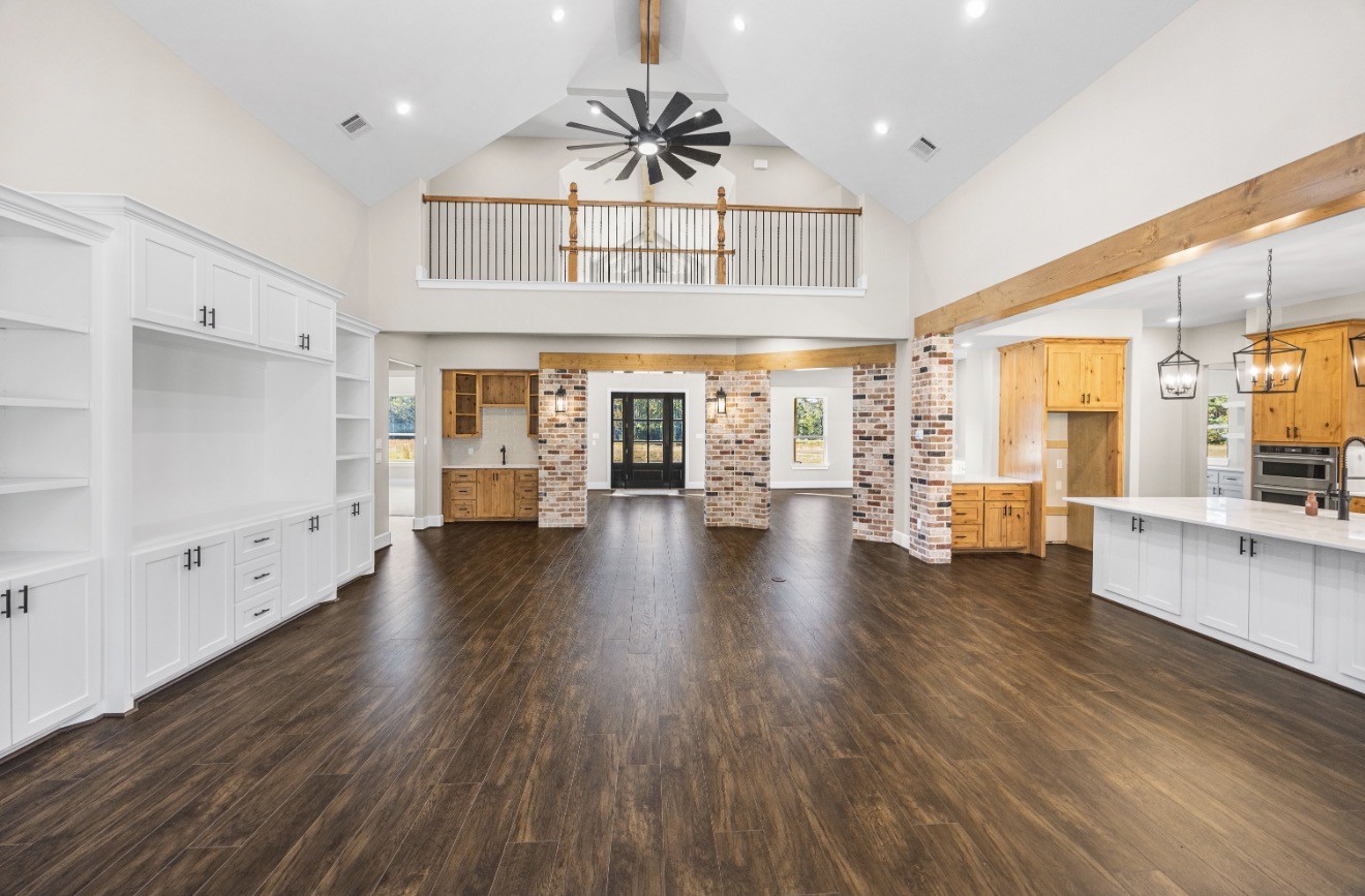 41 Pausel Road Huntsville, TX 77340 - Photo 20 of 41 a view of a kitchen with furniture and wooden floor