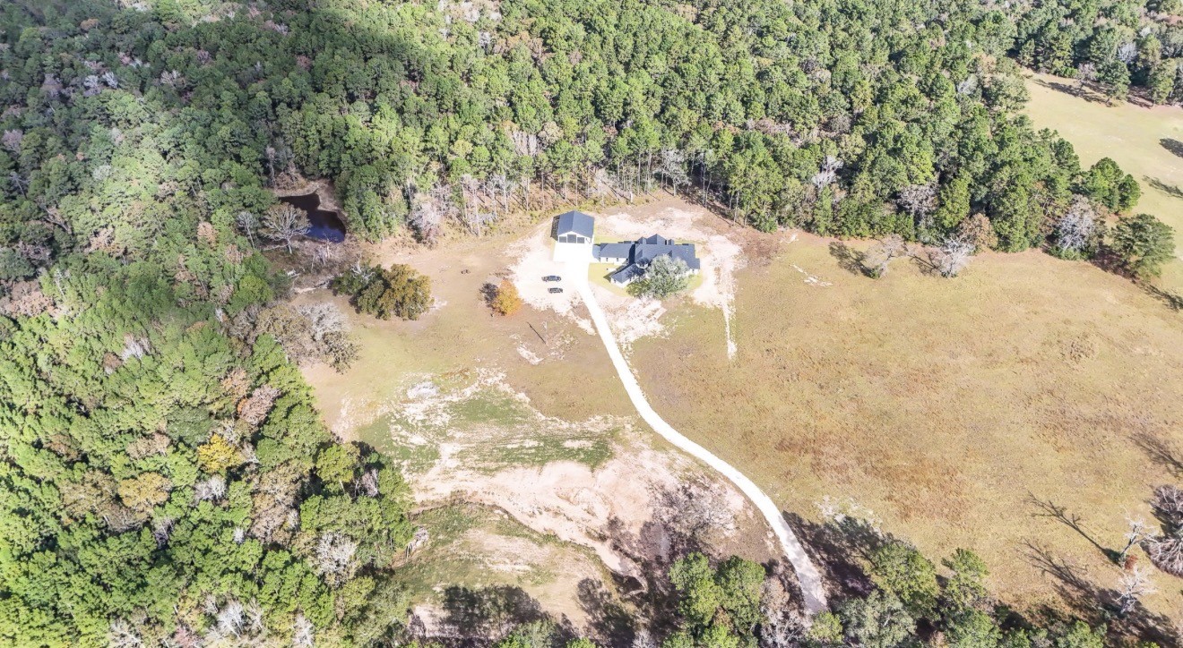 41 Pausel Road Huntsville, TX 77340 - Photo 3 of 41 a view of a yard in a forest
