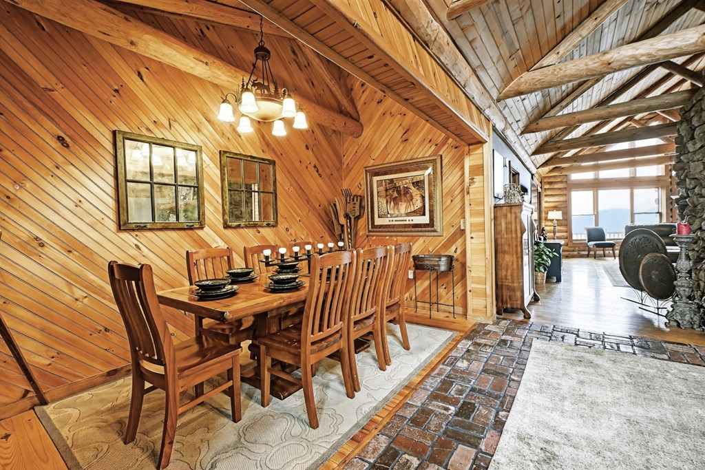 260 Observation Lane Blue Ridge, GA 30513 - Photo 29 of 100 a view of a patio with a table and chairs