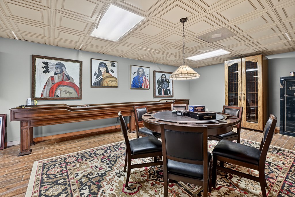 260 Observation Lane Blue Ridge, GA 30513 - Photo 52 of 100 a view of a dining room with furniture