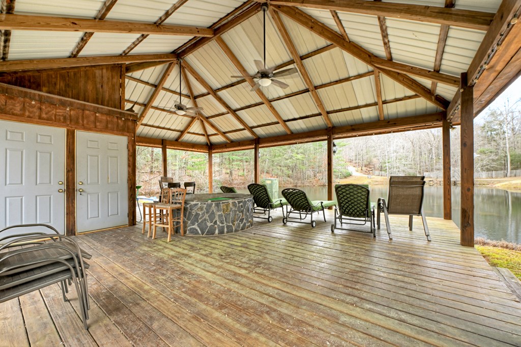 260 Observation Lane Blue Ridge, GA 30513 - Photo 69 of 100 a view of outdoor space with seating area