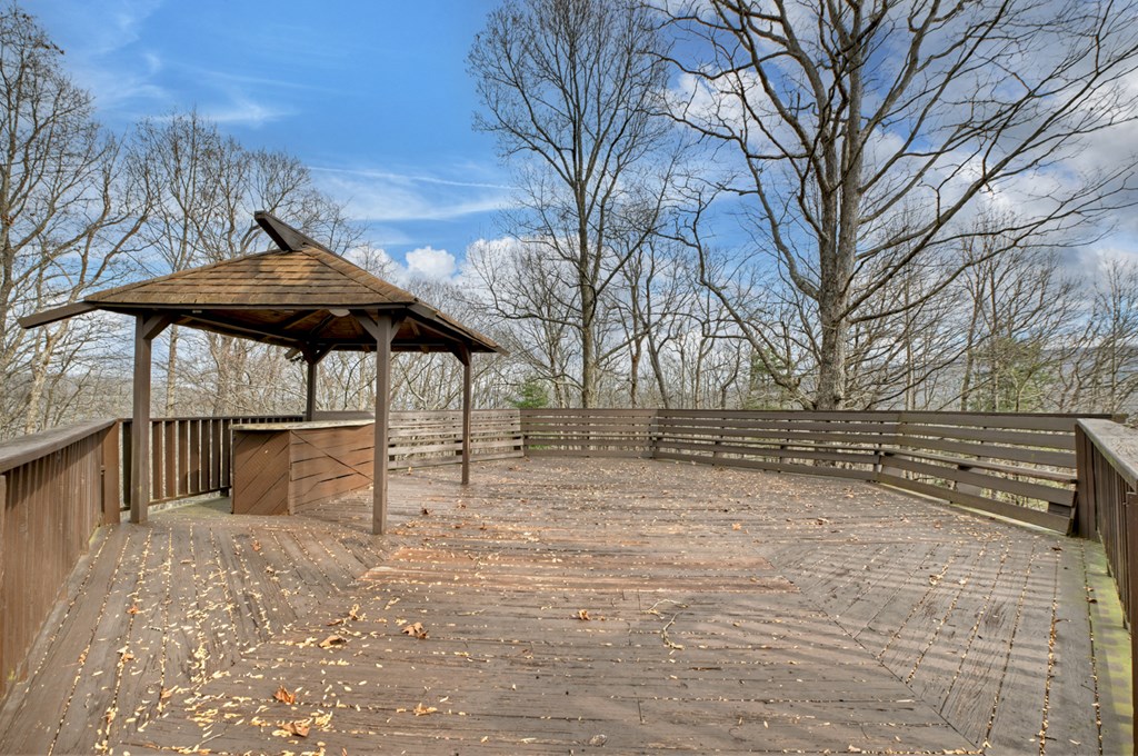 260 Observation Lane Blue Ridge, GA 30513 - Photo 81 of 100 a backyard of a house with barbeque oven and outdoor seating