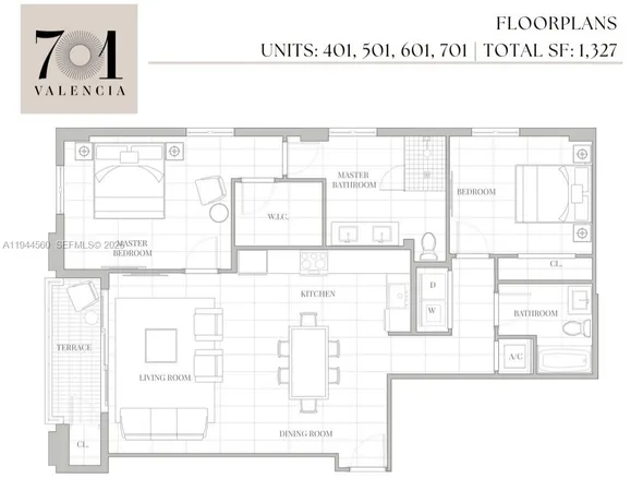 $9,765 | 701 Valencia Avenue, Unit 604, Coral Gables, FL 33134