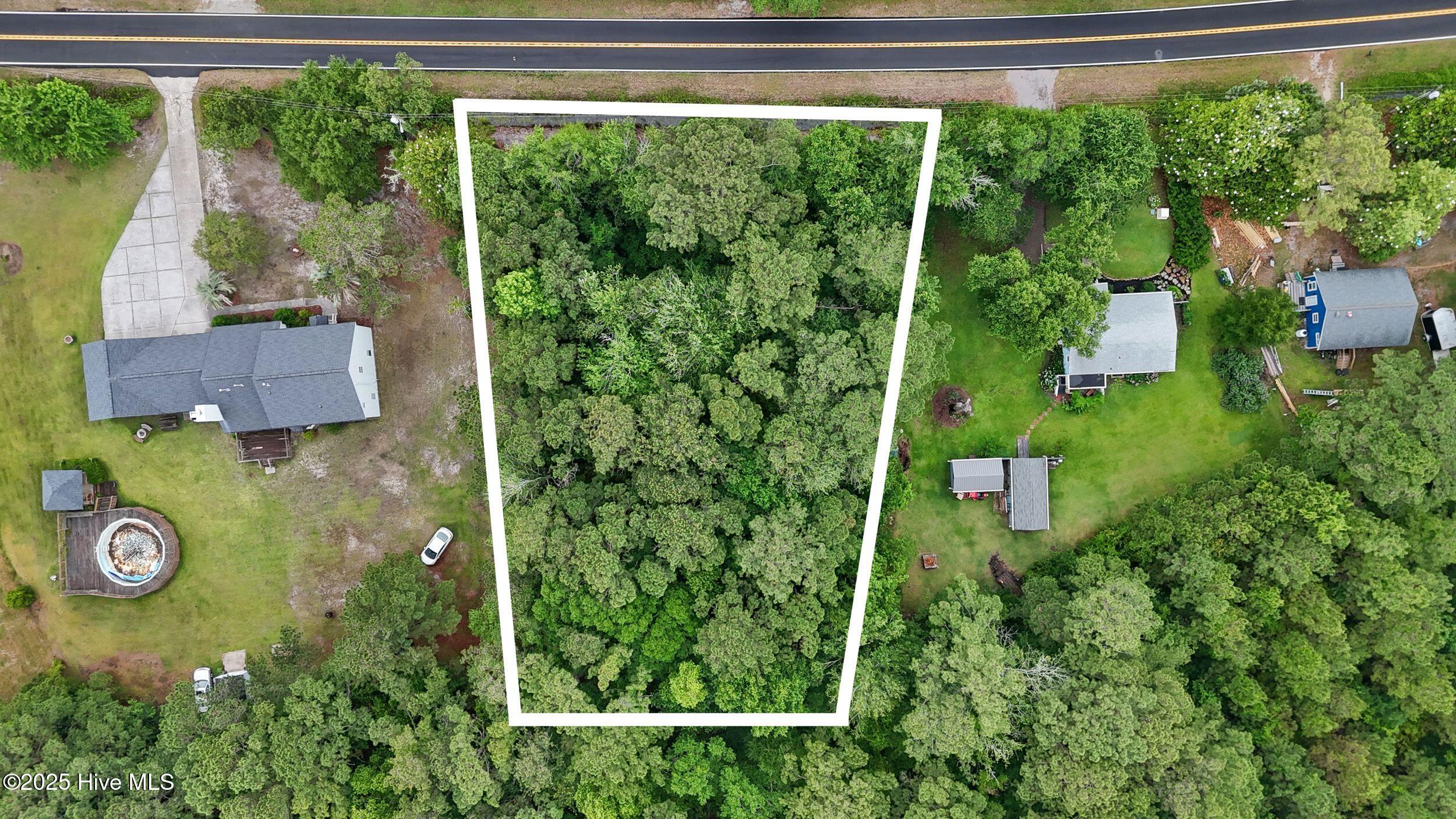 833 North Seabreeze Road Wilmington, NC 28409 - Photo 2 of 7 833 Car Bch RD Lot Overhead
