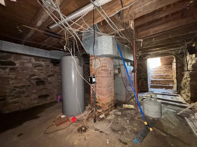 a view of storage and utility room