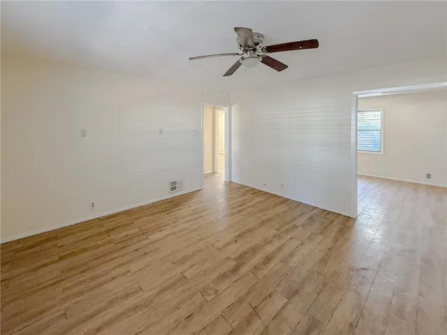 wooden floor in an empty room