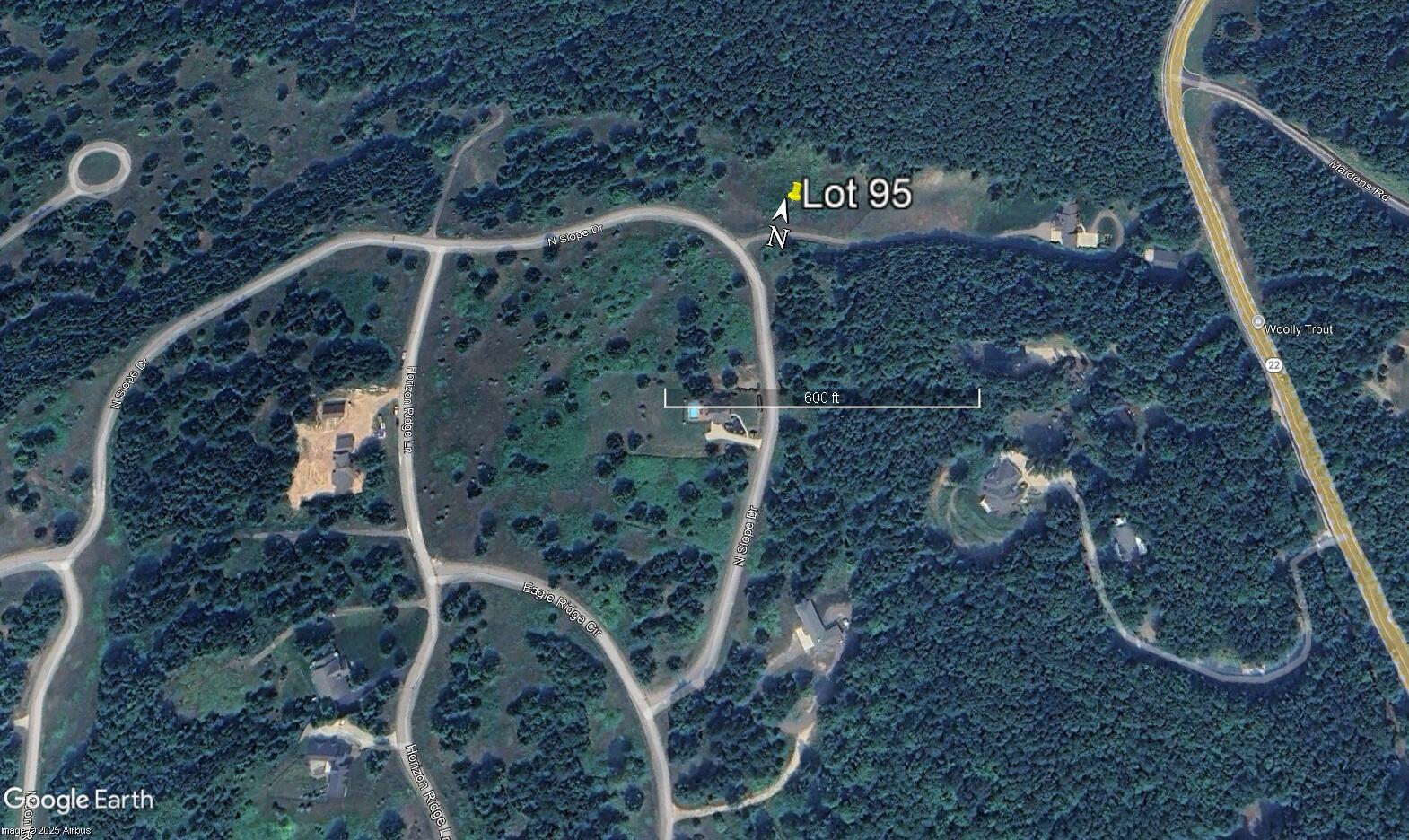 North Slope Drive Onekama, MI 49675 - Photo 7 of 30 Google Earth-Closeup