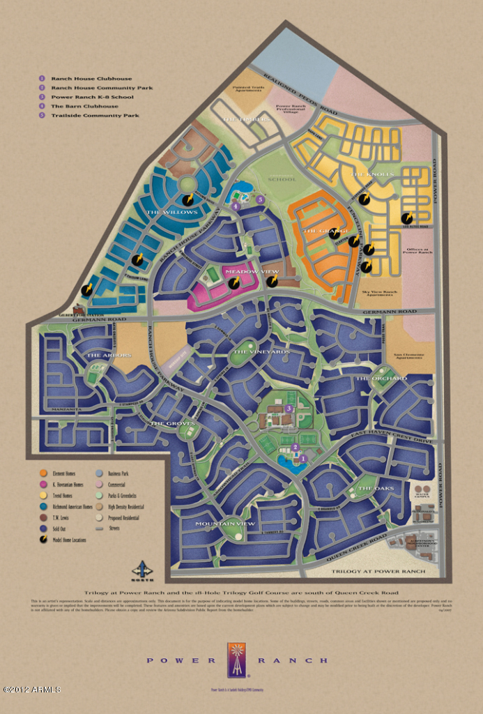 4281 South Rim Road Gilbert, AZ 85297 - Photo 53 of 53 PR-SITE PLAN