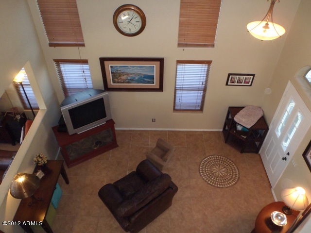 4281 South Rim Road Gilbert, AZ 85297 - Photo 8 of 53 View of Living Room from Upstairs