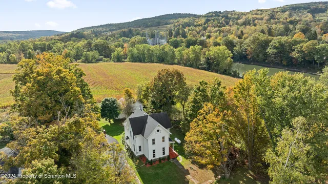 an aerial view of ocean