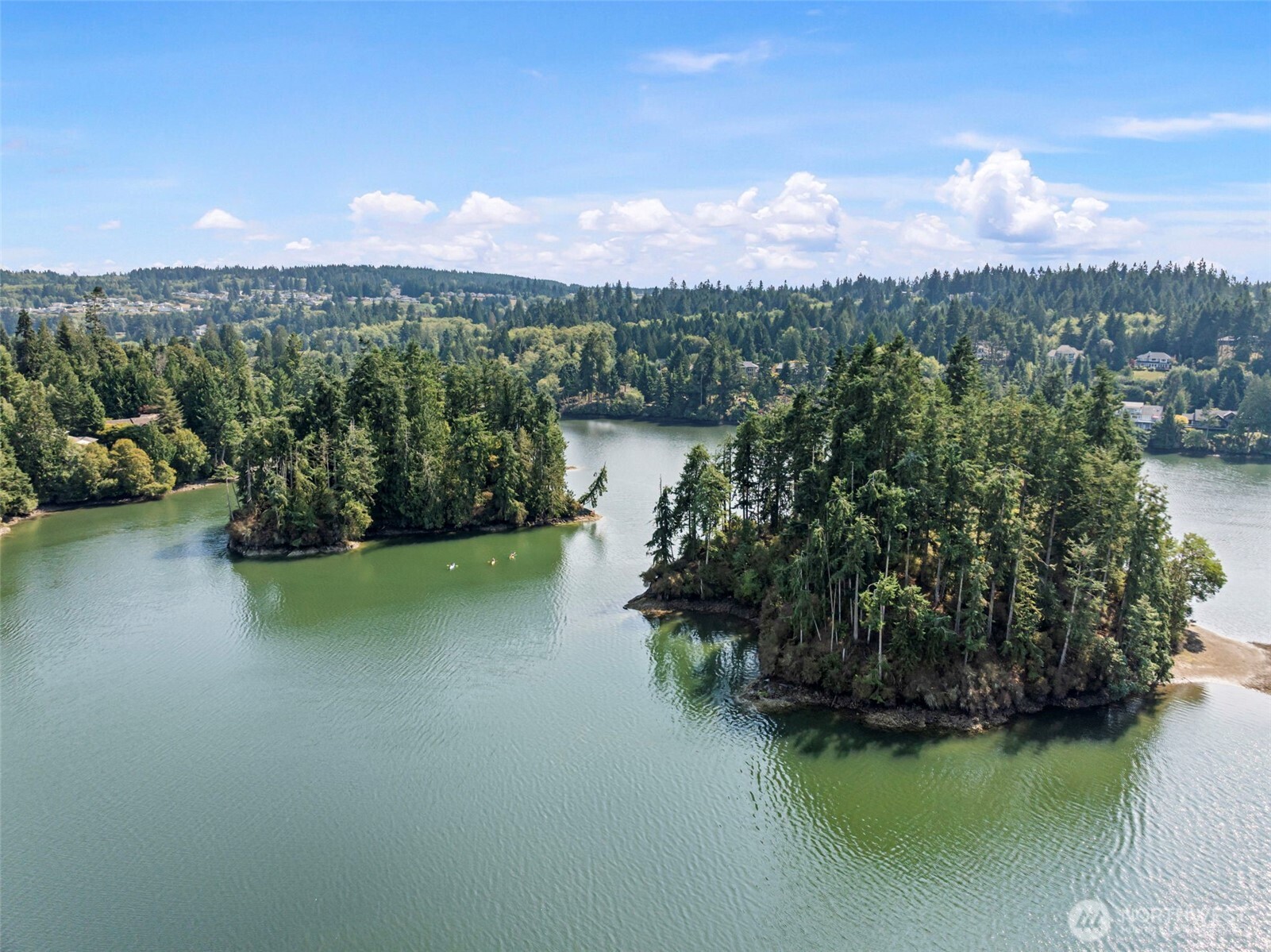 150 Ebb Tide Court Port Ludlow, WA 98365 - Photo 15 of 15 a view of a lake with a mountain in the background