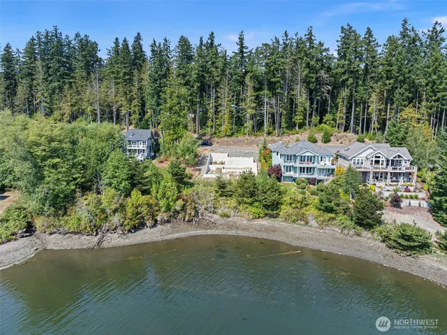 a view of a street with a building in the background