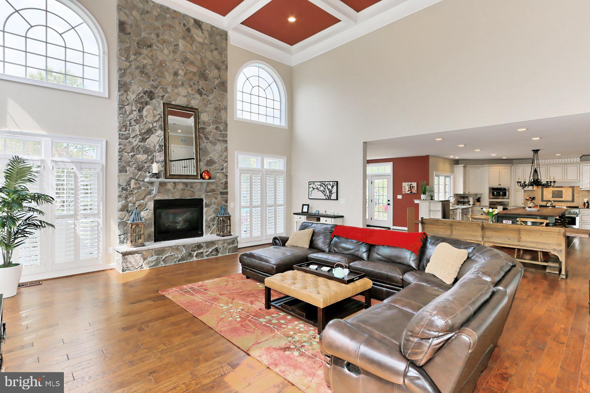 6512 Stallion Road Clifton, VA 20124 - Photo 21 of 73 hotel size stone fireplace