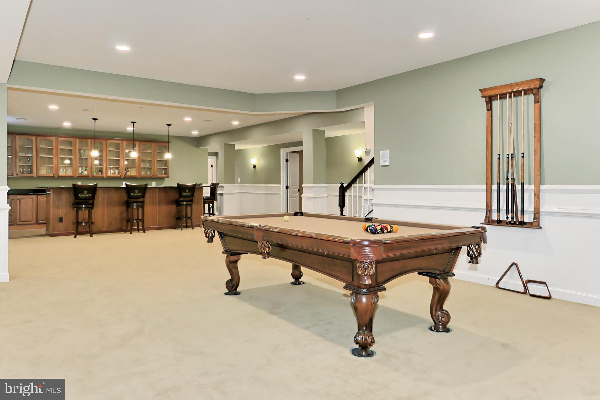 6512 Stallion Road Clifton, VA 20124 - Photo 44 of 73 an entertainer's dream basement
