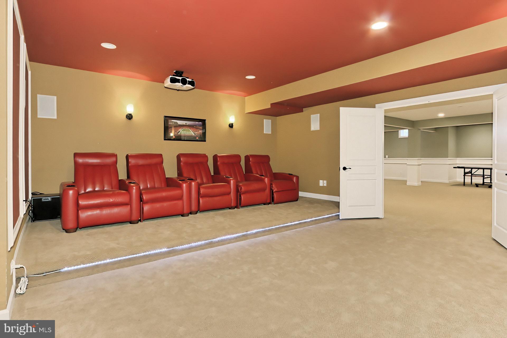 6512 Stallion Road Clifton, VA 20124 - Photo 49 of 73 reclining chairs and projector also convey