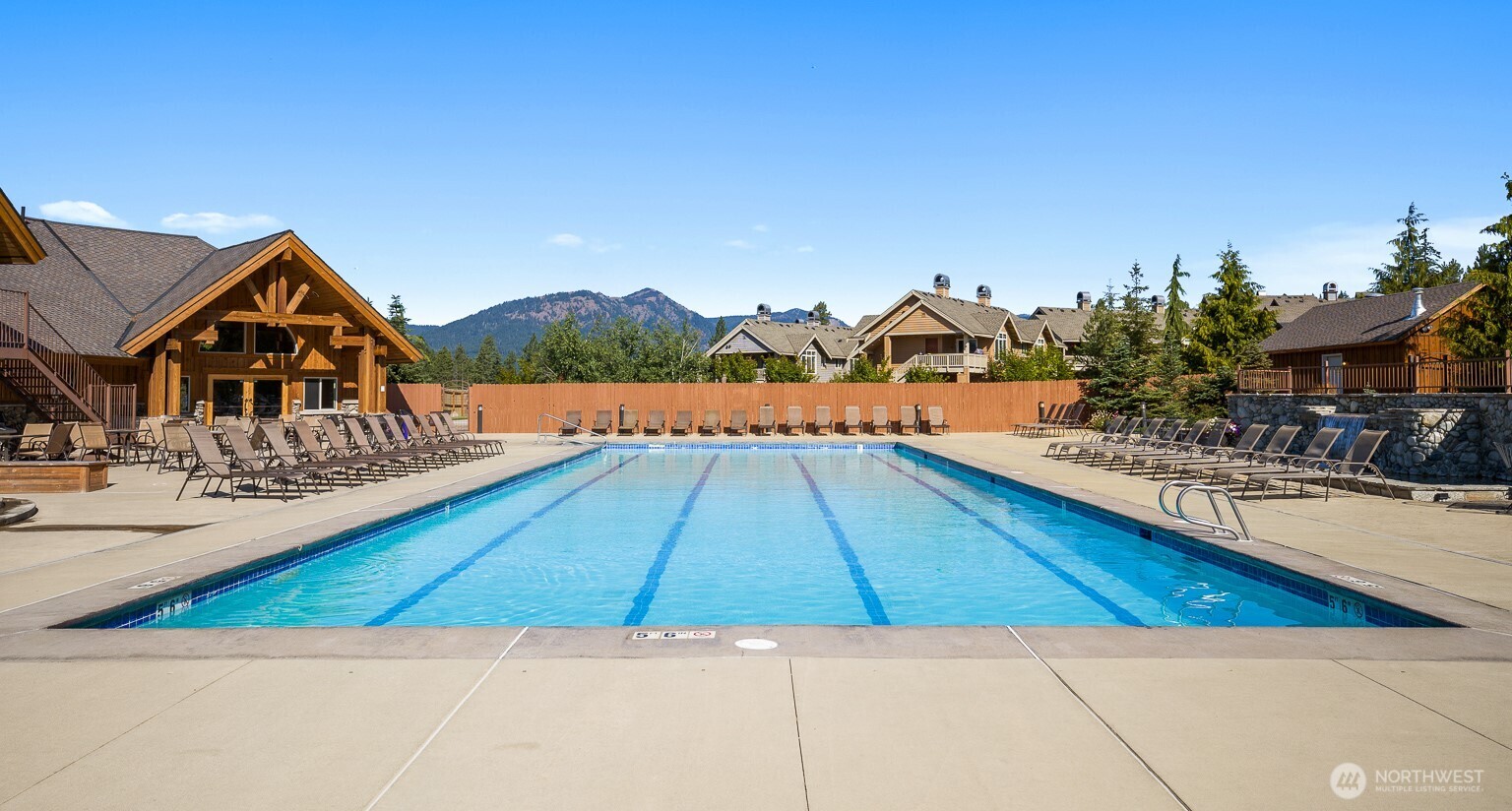 231 Clearwater Loop, Unit 1 Ronald, WA 98940 - Photo 32 of 34 swimming pool view with a lounge chair