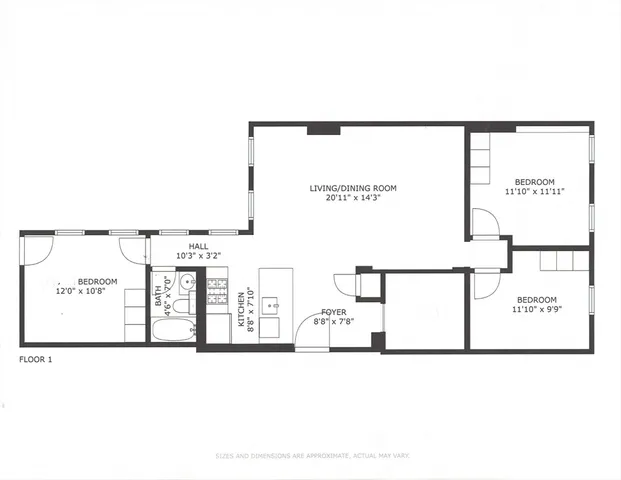 $5,000 | 1445 Tremont Street, Unit 3S, Boston, MA 02120