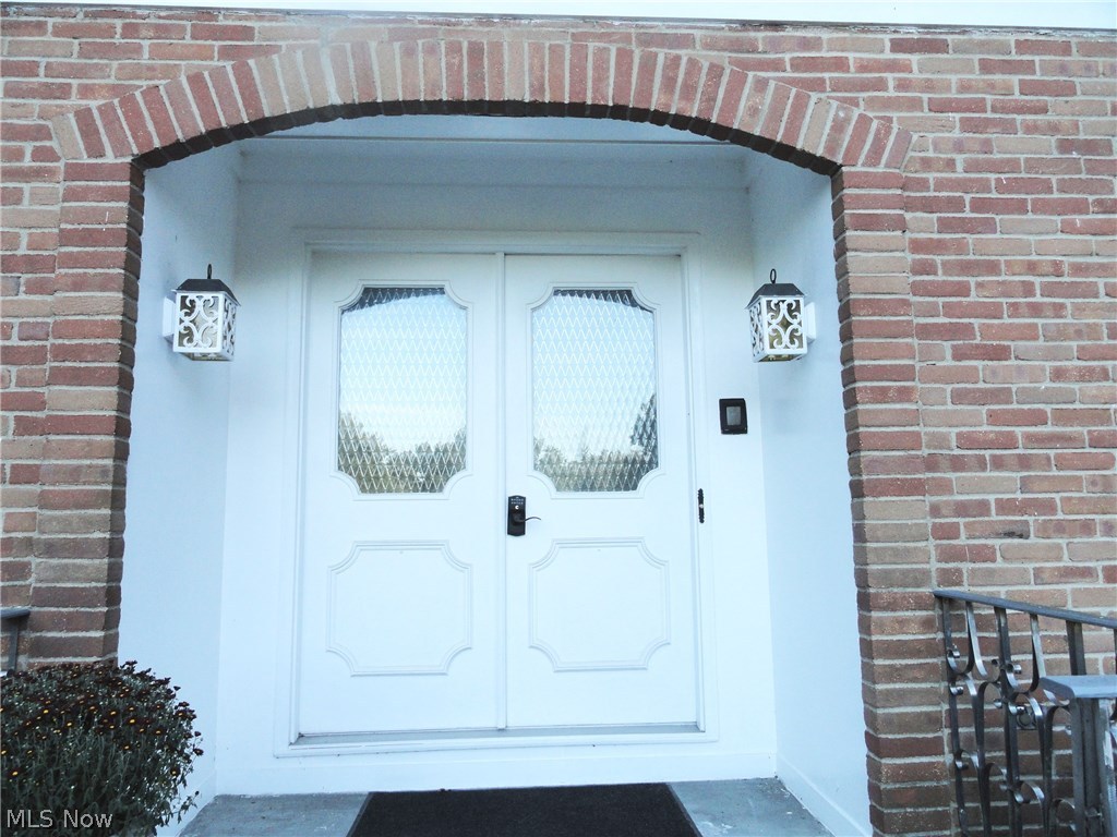 Double Door Entrance.
