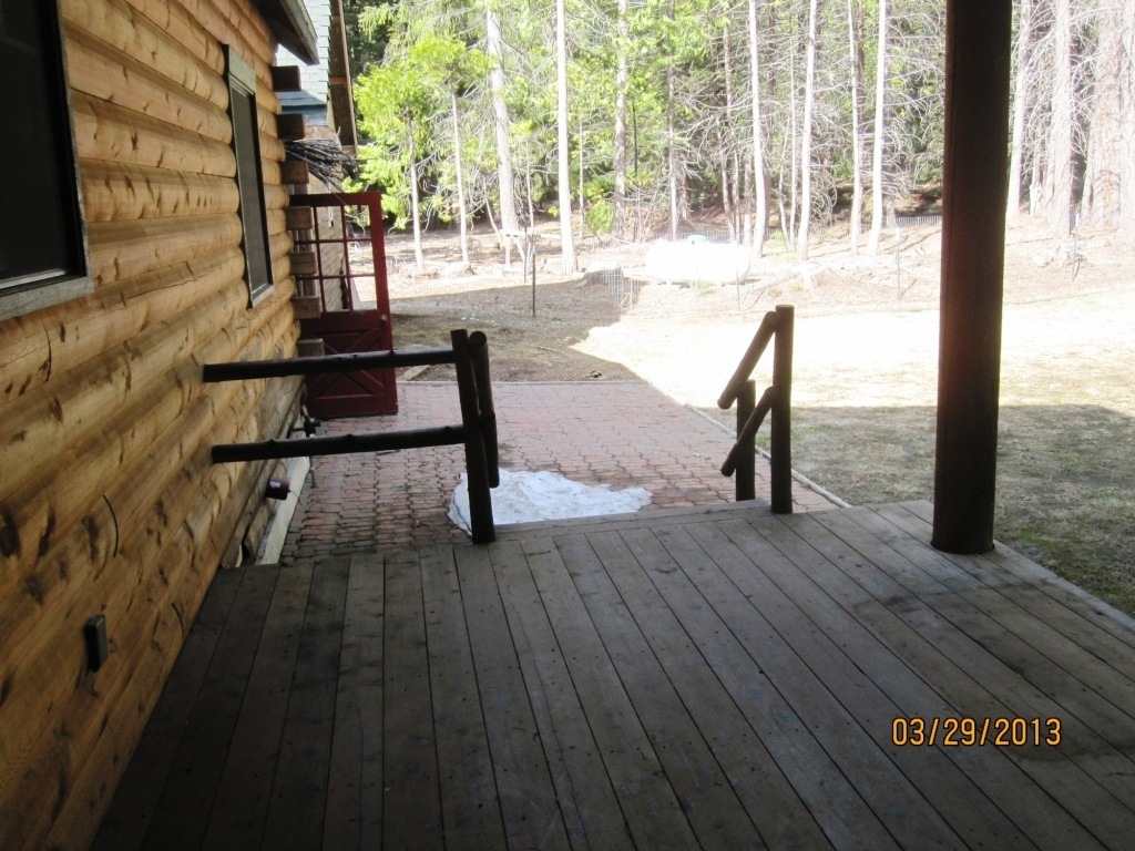 8567 Lake McCumber Road Shingletown, CA 96088 - Photo 29 of 39 back porch steps