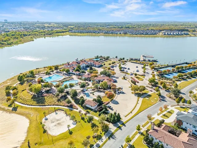 a view of lake and city