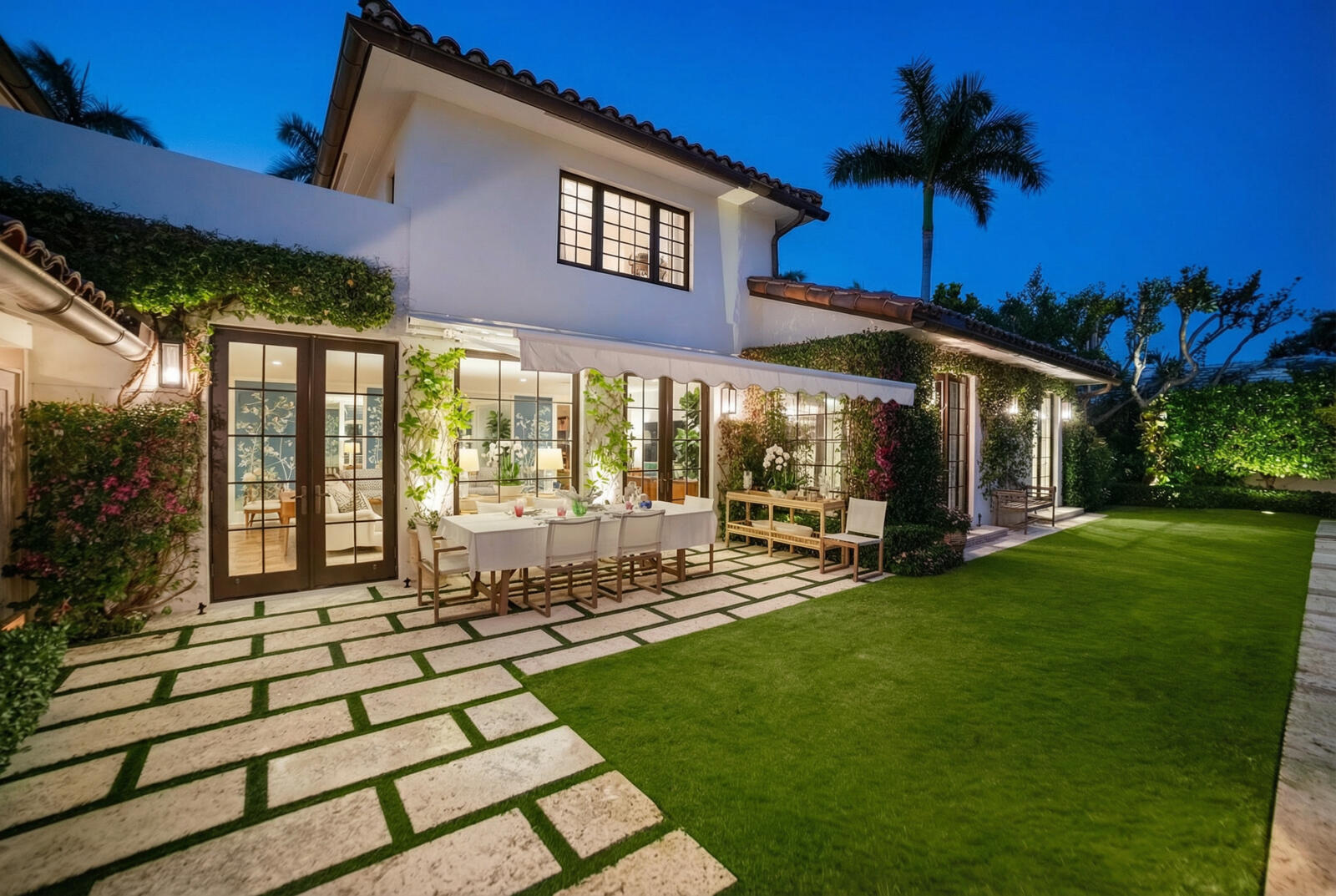 218 List Road Palm Beach, FL 33480 - Photo 37 of 40 Pool Terrace