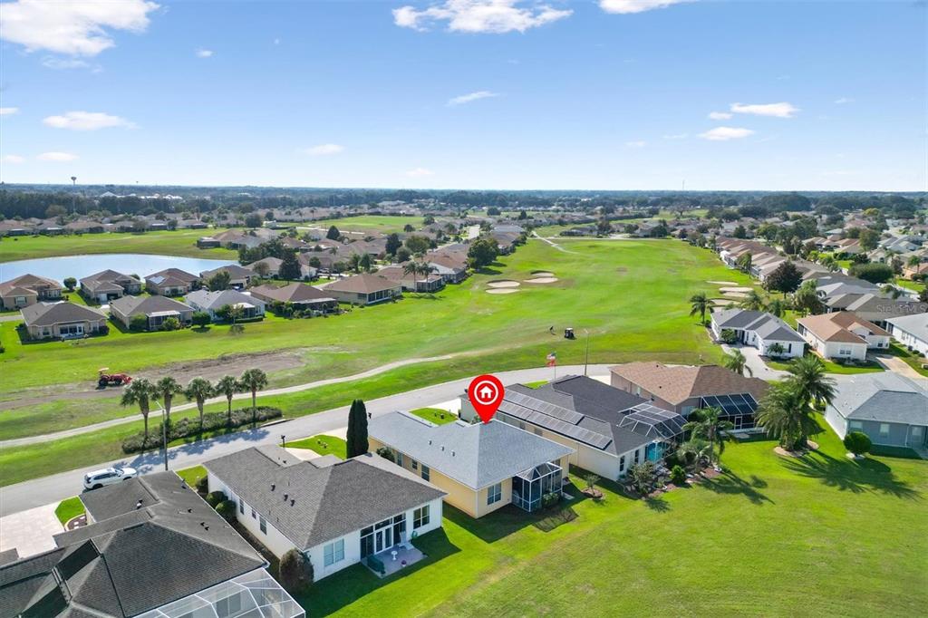 17739 Southeast 121st Terrace Road Summerfield, FL 34491 - Photo 35 of 48 an aerial view of a house with a garden
