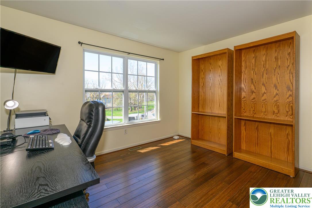 1252 Center Street Coplay, PA 18037 - Photo 21 of 63 a view of a workspace with furniture and a window