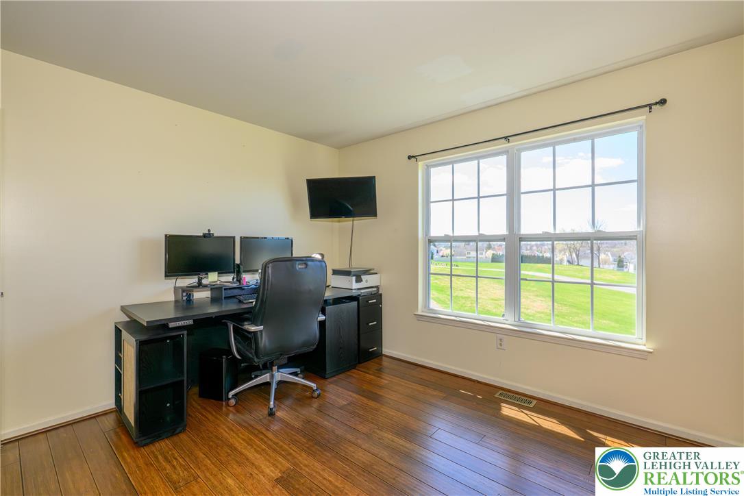 1252 Center Street Coplay, PA 18037 - Photo 22 of 63 a view of a workspace with furniture and a window