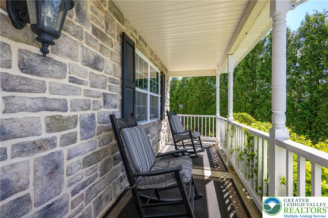 1252 Center Street Coplay, PA 18037 - Photo 59 of 63 a view of a chair and table in the balcony