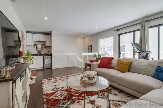 a view of balcony and yard