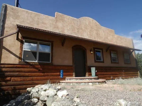a front view of house