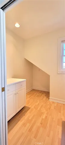 a view of a walk in closet