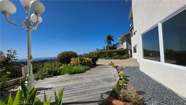 a view of a city from a balcony