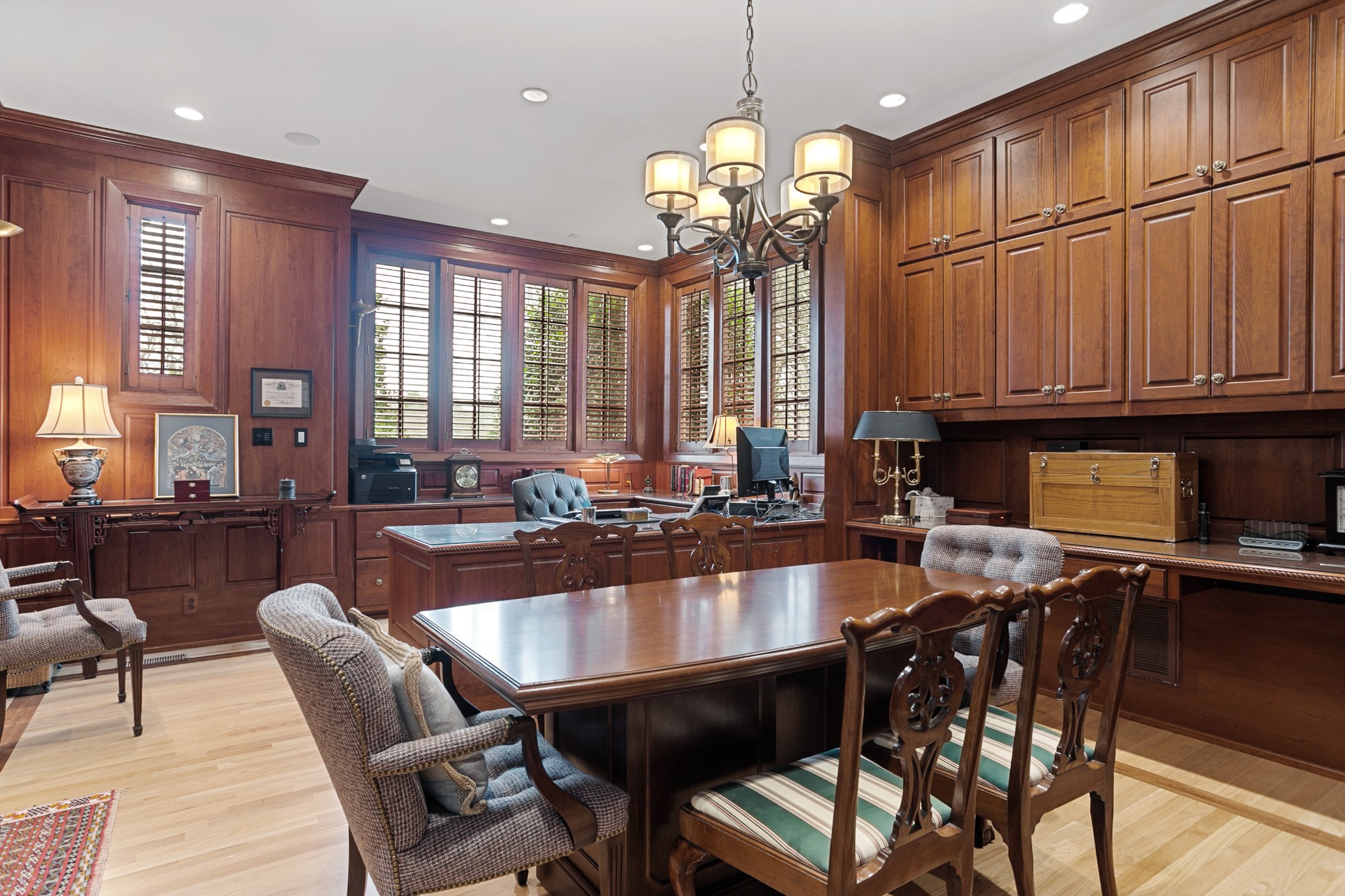 4816 Post Road Nashville, TN 37205 - Photo 14 of 54 a view of a dining room with furniture window and wooden floor