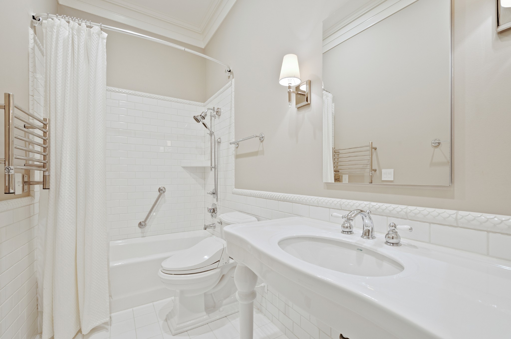 4816 Post Road Nashville, TN 37205 - Photo 20 of 54 a bathroom with a sink a toilet and shower