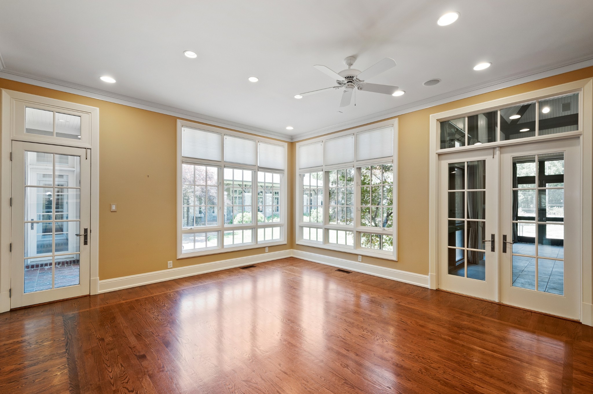 4816 Post Road Nashville, TN 37205 - Photo 28 of 54 a view of an empty room with wooden floor and a window