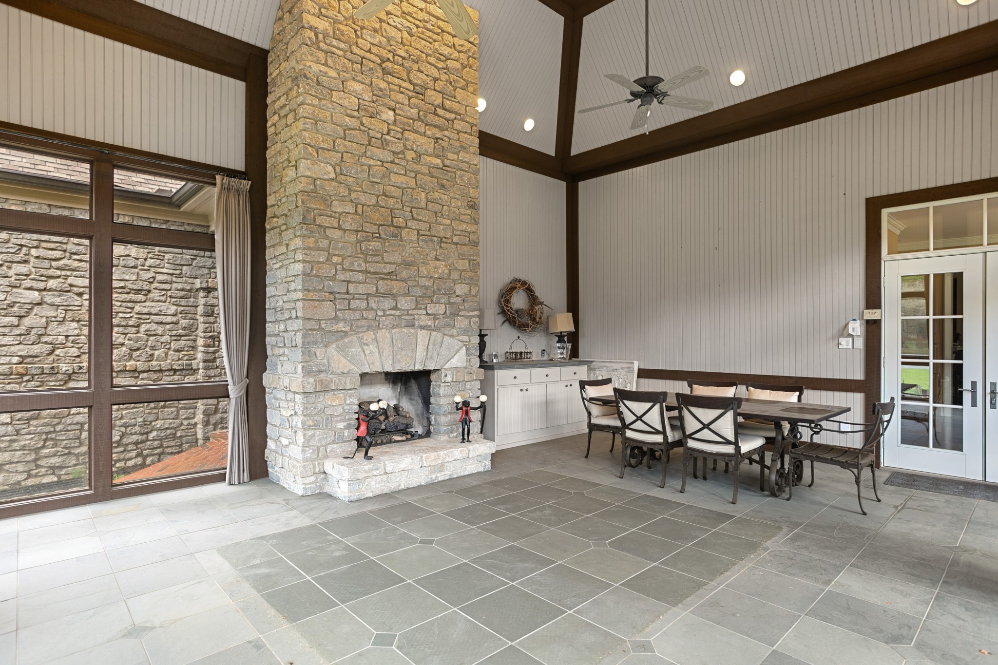4816 Post Road Nashville, TN 37205 - Photo 42 of 54 a view of a livingroom with furniture and a fireplace