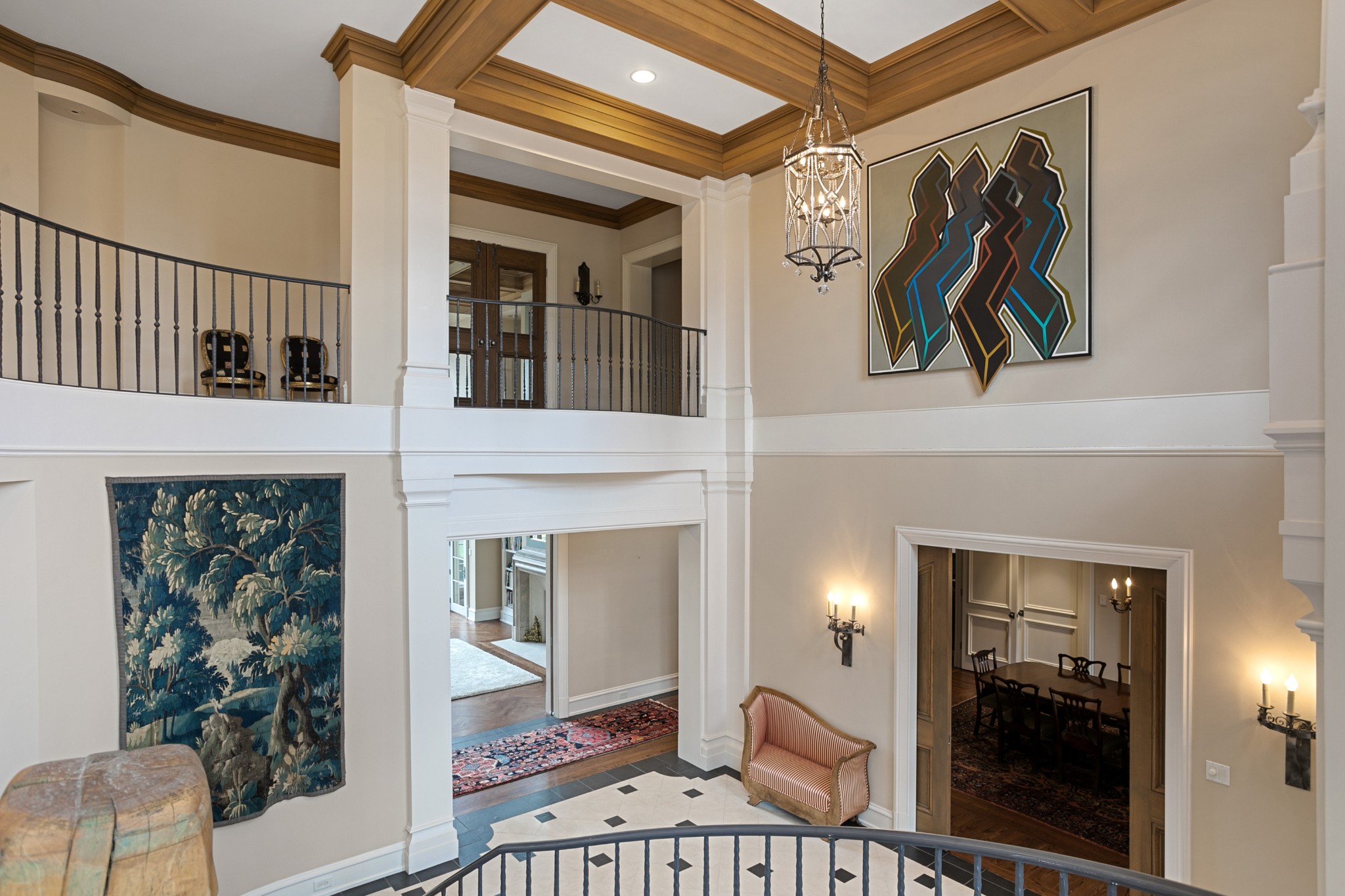 4816 Post Road Nashville, TN 37205 - Photo 9 of 54 a view of a hallway with a front door