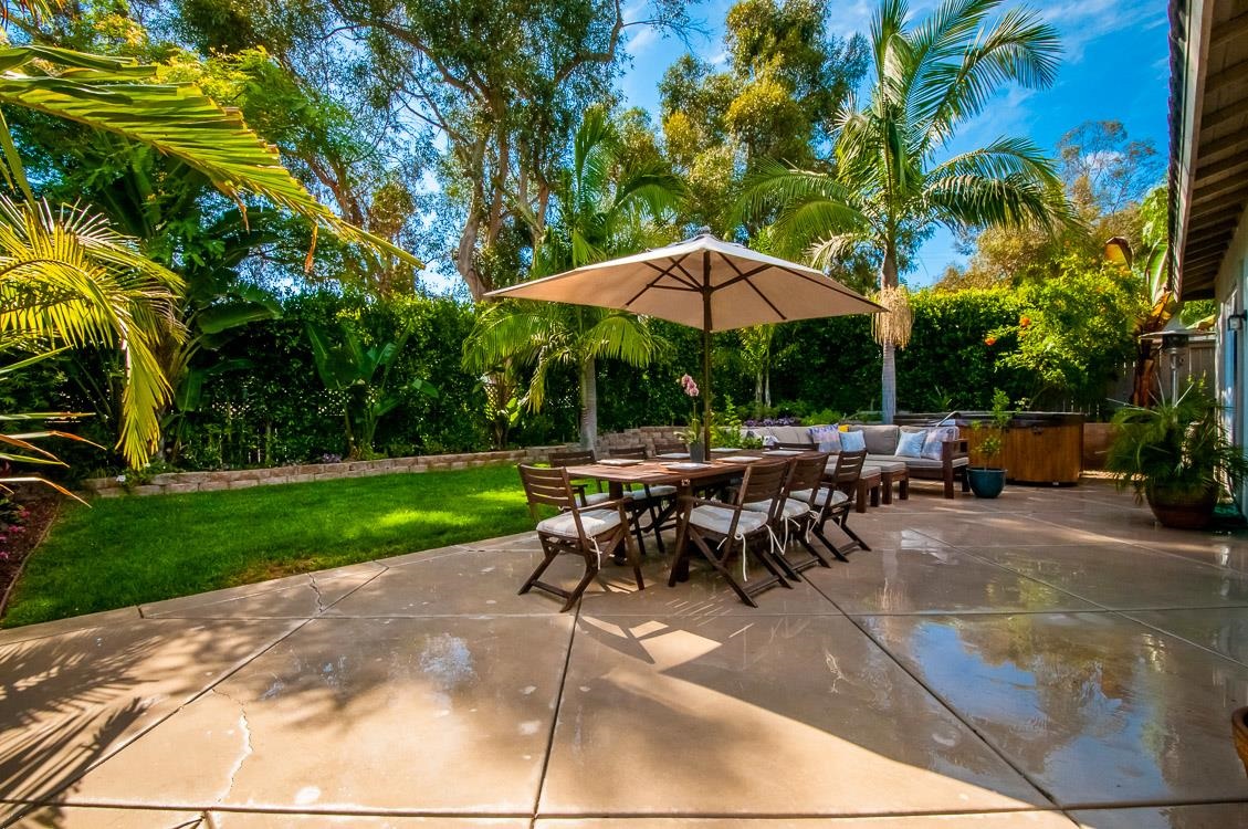 1018 Alexandra Lane Encinitas, CA 92024 - Photo 14 of 18 Private and facing south west in the rear. No neighbor behind...