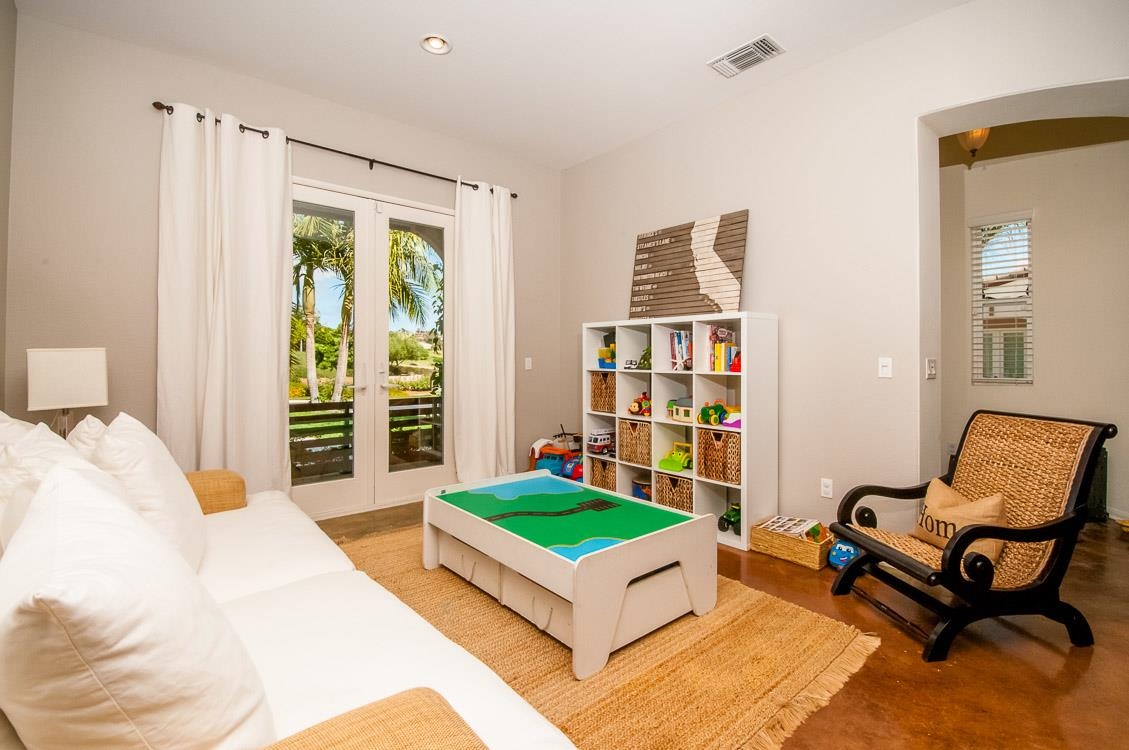 1018 Alexandra Lane Encinitas, CA 92024 - Photo 3 of 18 Fireplace and golf course view