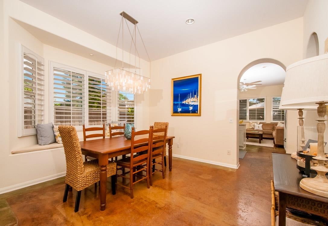 1018 Alexandra Lane Encinitas, CA 92024 - Photo 4 of 18 Stained concrete flooring throughout...south exposure.