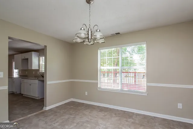 a view of livingroom with windows