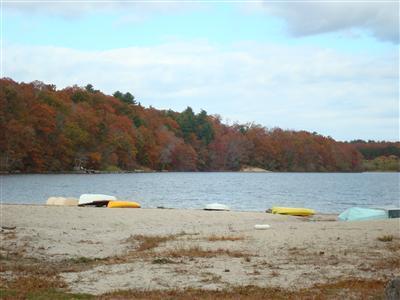 19 Park Road Mashpee, MA 02649 - Photo 10 of 10 a view of a lake and beach
