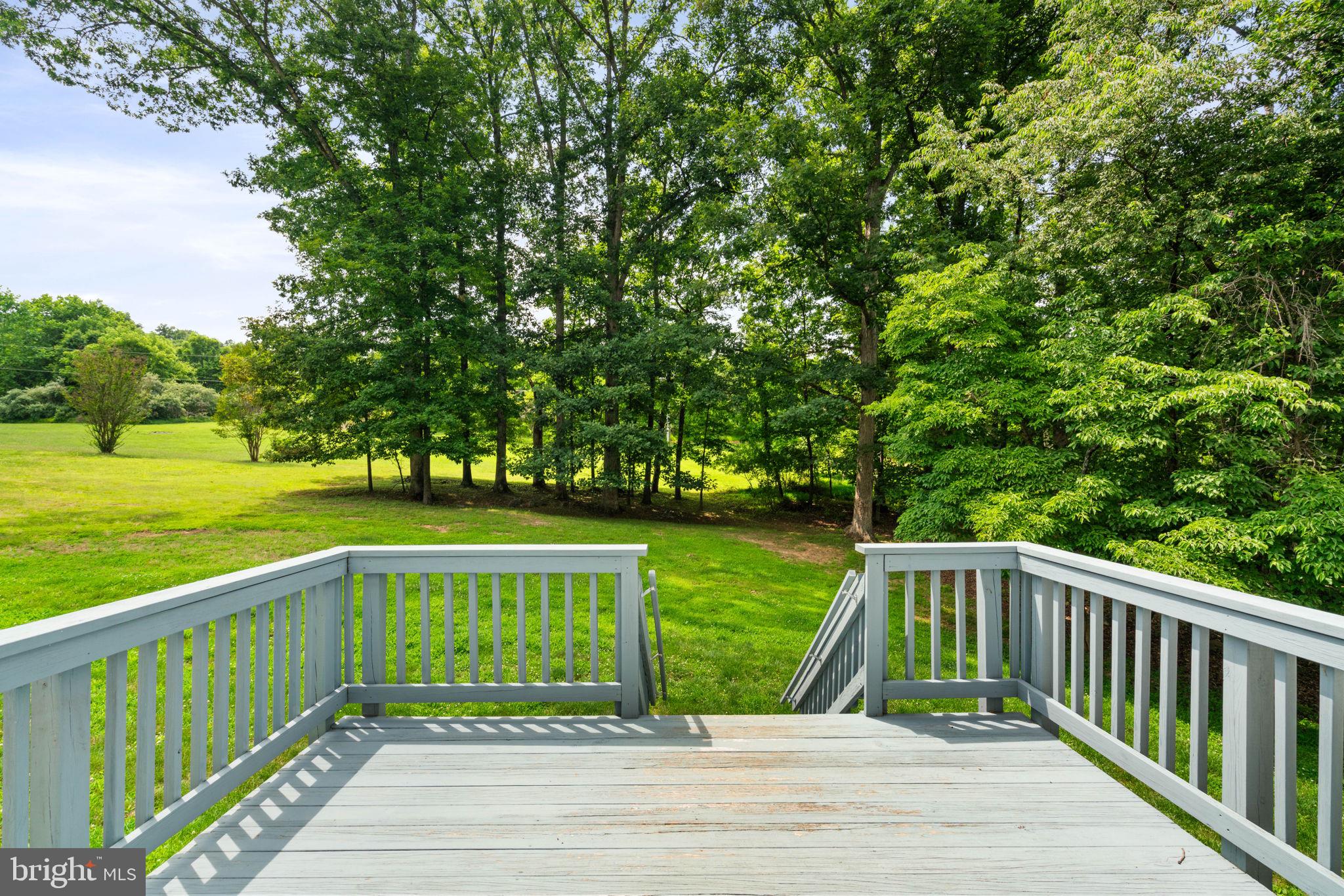 19033 Otley Road Purcellville, VA 20132 - Photo 42 of 52 Back Deck Overlooking the Beautiful Yard