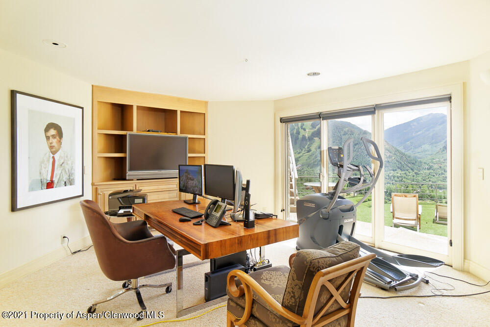 200 West Reds Road Aspen, CO 81611 - Photo 23 of 31 a work room with furniture and large windows