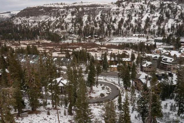 a view of outside space with a yard